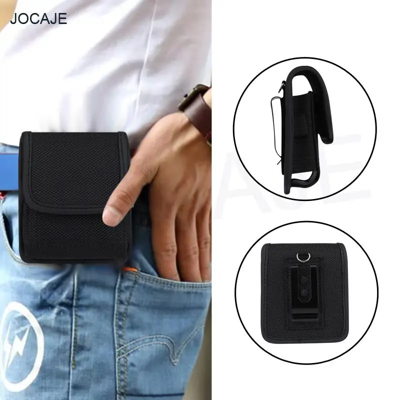 Belt Clip Holster Oxford Cloth Pouch Case For Samsung Galaxy Z Flip 3 SM-F711U1 Waist Bag Phone Cover For Motorola RAZR 5G CAPA