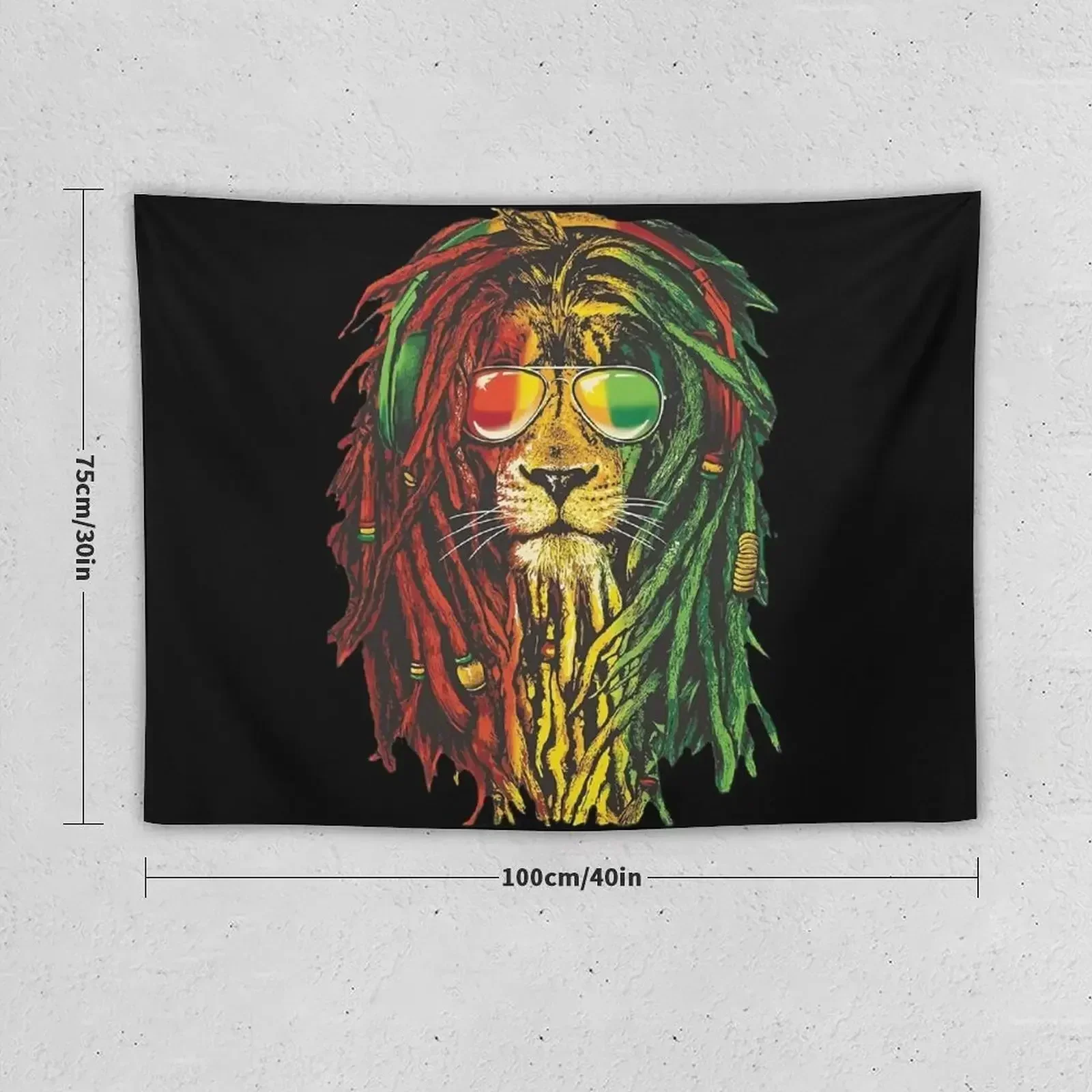 Bob Marley Rasta Lion Art for Reggae Lover Tapestry Wall Decor Cute Decor Carpet On The Wall Tapestry