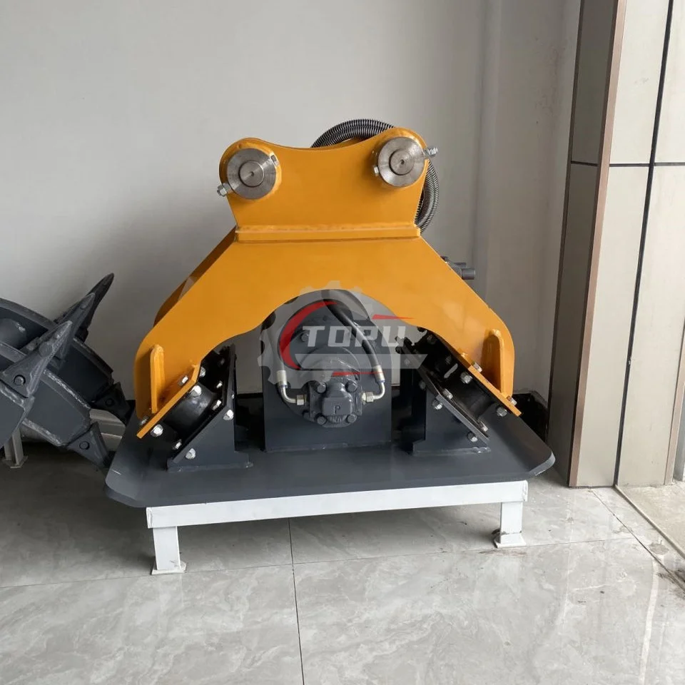 Excavator hydraulic compactor vibratory plate compactor vibrating plate compactor for Russia market