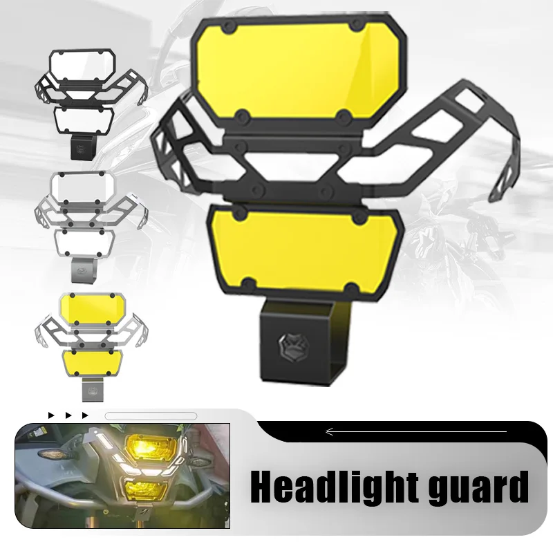 

For CFMOTO 450MT IBEX 450 450 MT Ibex 2024 2025 2026 Headlight Grille Guard Cover Protection Lamp Protector Cover Motorcycle
