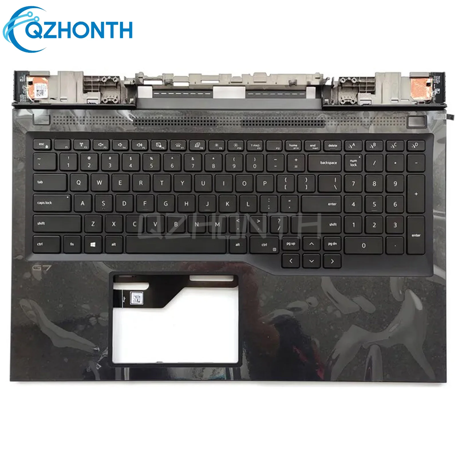 

New Palmrest Upper Case with Backlit Keyboard For Dell 17 G7 7700 0RC7PR RC7PR 17.3"