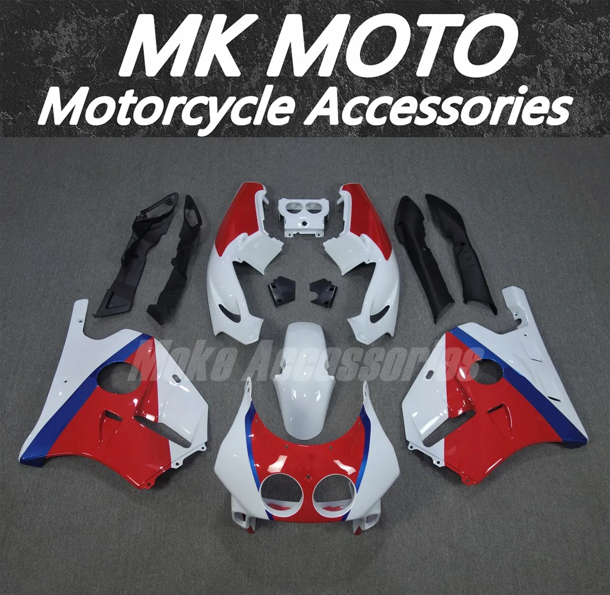 

Fairings Kit Fit For Cbr250rr Mc22 1990 1991 1992 1993 1994-1999 Bodywork Set High Quality ABS Injection White Red Bule