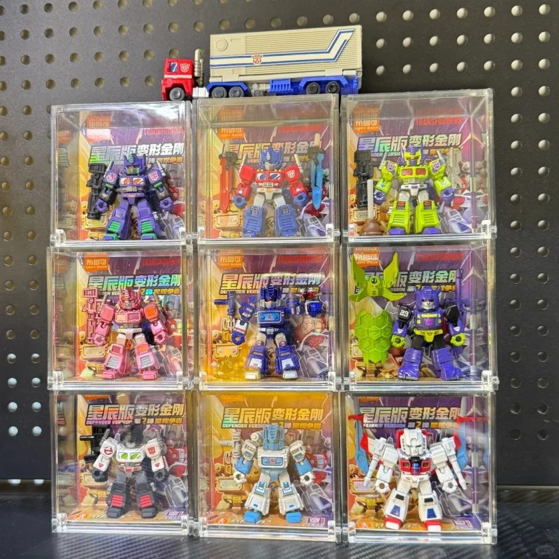 Original Transformers Animation Movies Peripheral Toys Optimus Prime Galaxy Shinning Version-2 Movable Model Figure Collection