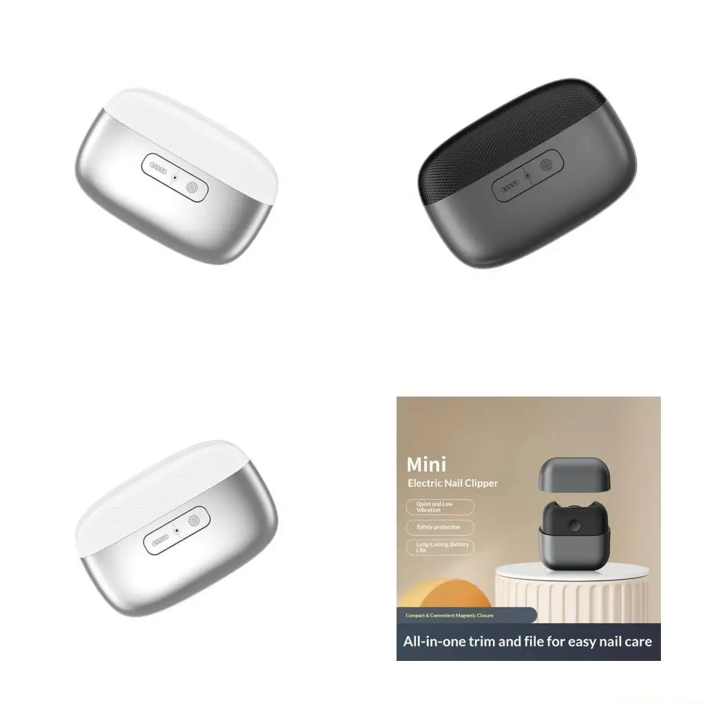 

D0AB Автоматические электрические кусачки для ногтей Инструмент для маникюра и педикюра Электрический триммер для ногтей кусачки