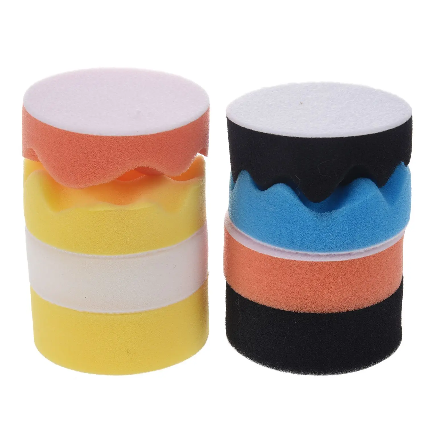 11 Pieces 76mm Car Polishing Kit in Sponge Polishing Pad Polishing sponge Set for Car Kit Polishing Wax Buffer