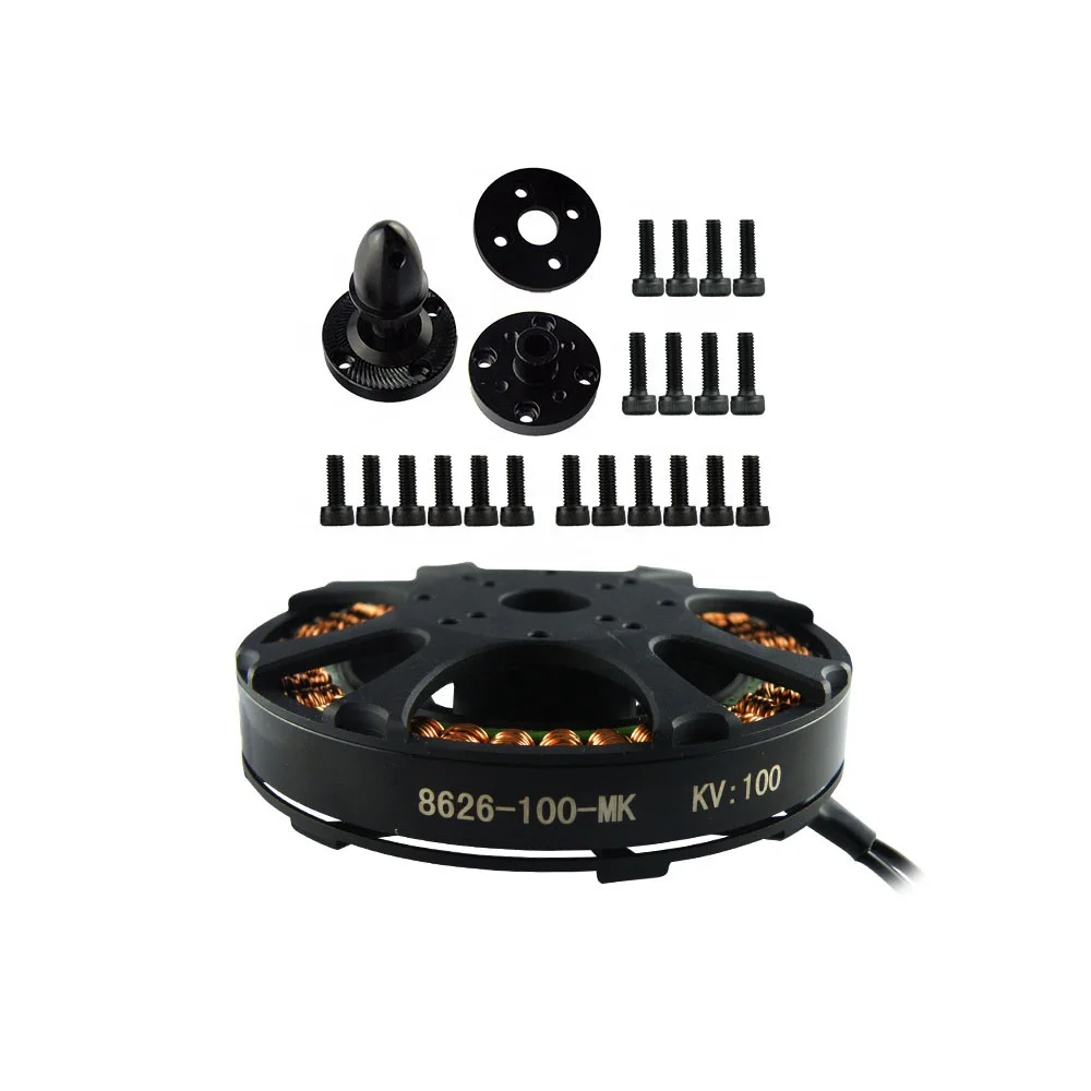 

8616 100KV Motor for Multi-copter Drone Brushless Outrunner Sensorless Flat Motor 50V Powerful Motor