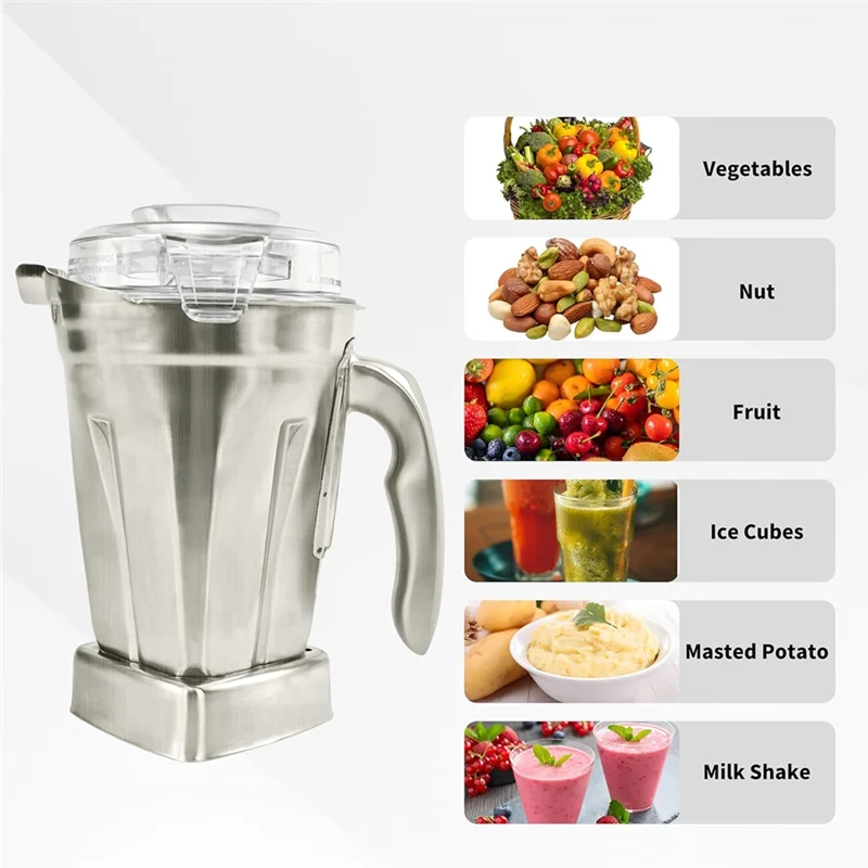 A65Z Stirring Rod Included 48Oz Stainless Steel Container For  Blenders G Series,Pro Commercial Series