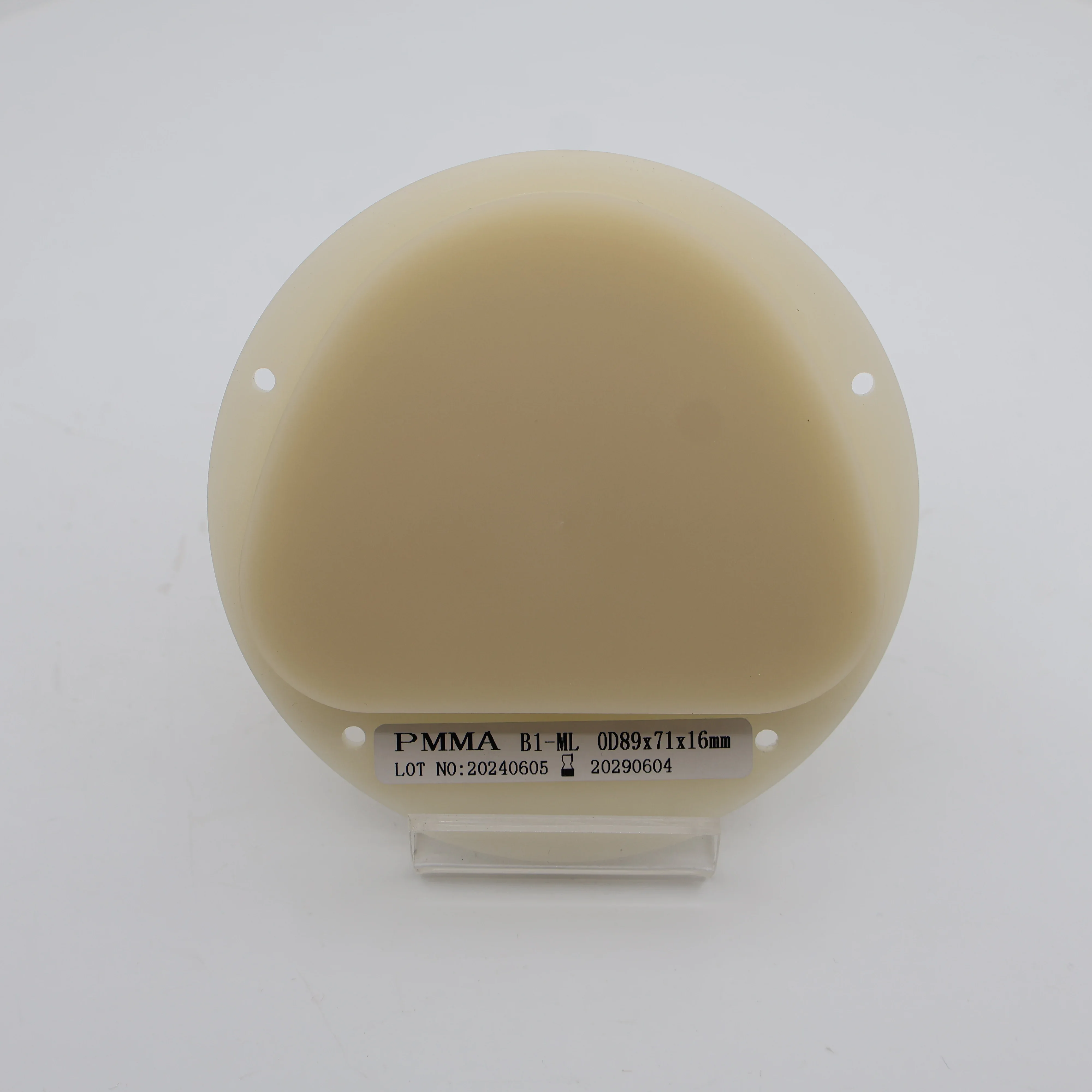 T Diskon Besar 89*71*10Mm ~ 25Mm Blok Pmma Gigi Amann Girrbach Multilapis