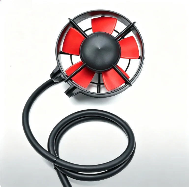12-24V 1280W Underwater Thruster, 23.1lbs/25.4lbs Thrust Brushless Motor With Base and Connect,For Underwater Robot,Kayaks,Boats