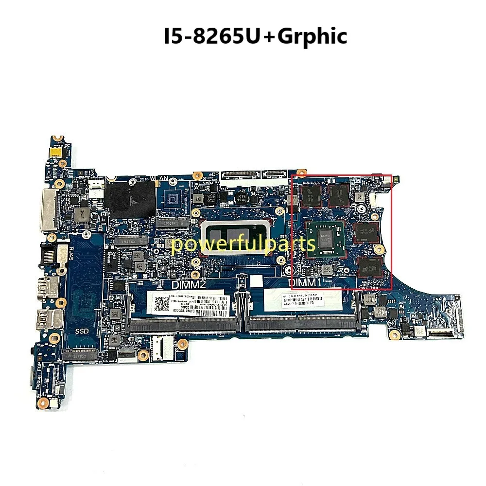 For Hp Zbook 14U 15U G6 840 G6 Motherboard L64076-601 6050A3022501 I5-8265U Cpu With Graphic On-Board Working Good