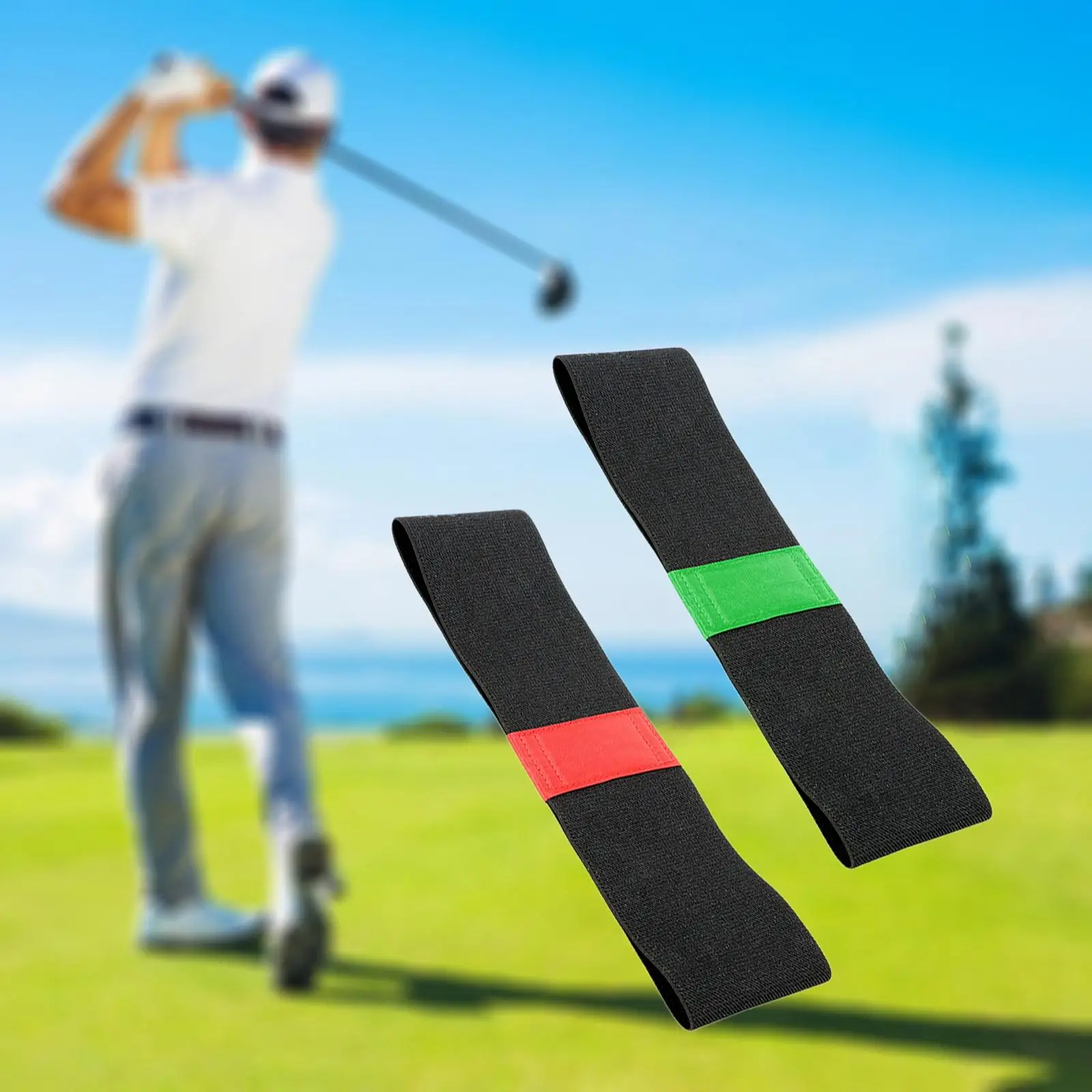 Correcting Arm Band Power Band Professional Swing Gesture Corrector Golf Training Aid for Beginner Kid Unisex Golfer Practice