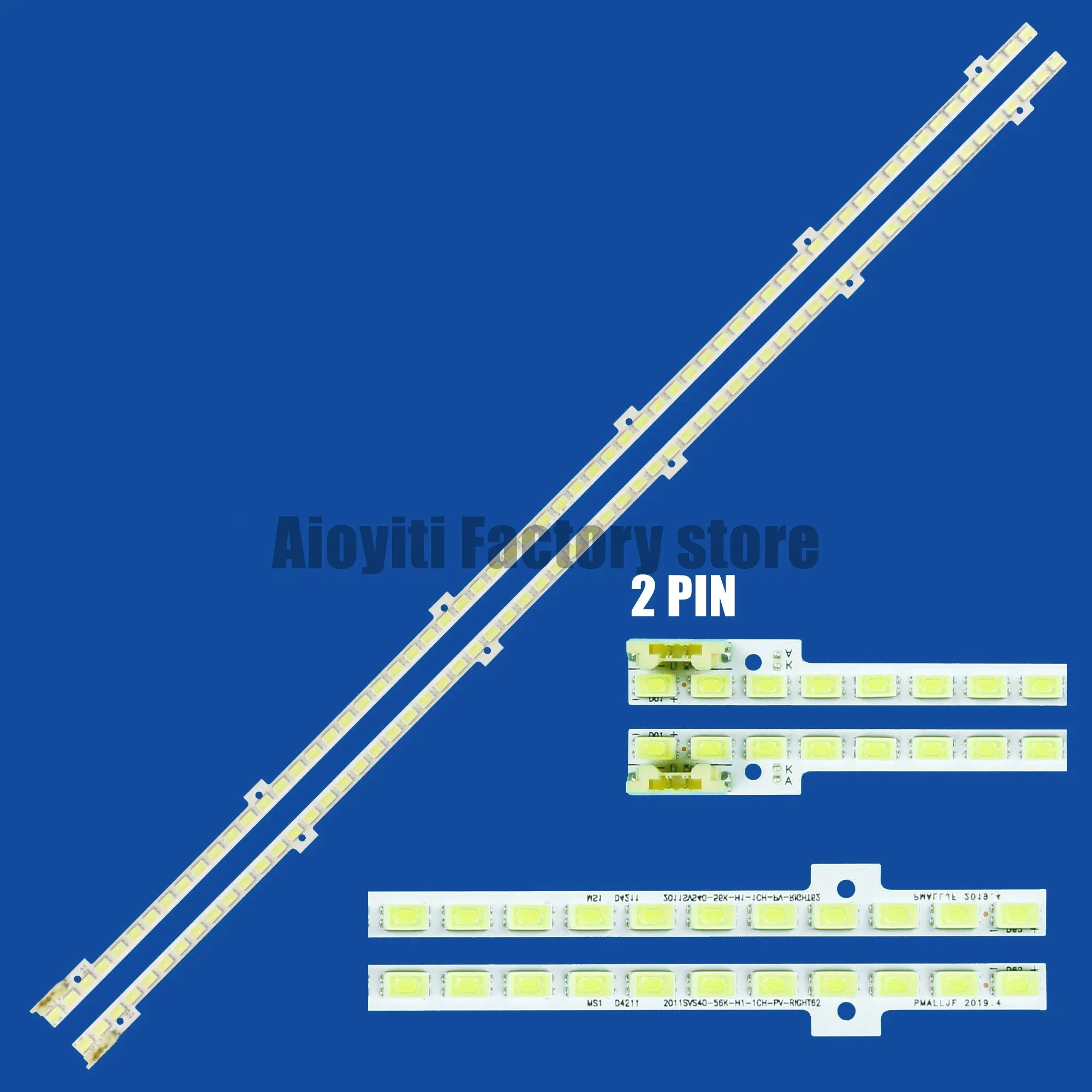 

Лента светодиодной подсветки для 40-дюймового телевизора UE40D5000 UA40D5000 BN64 01639A LTJ400HM03 h 2011SVS40 FHD 5K6KH1 UE40D5700 UE40D6100
