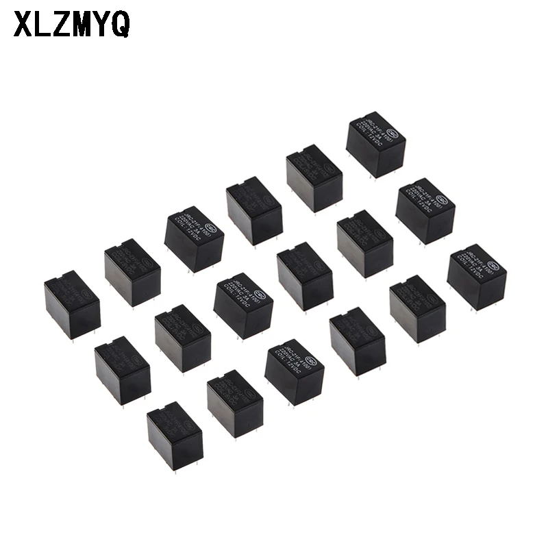 10szt JRC-21F Miniaturowy przekaźnik PCB 4100 DC 3V 5V 12V Mini przekaźnik mocy 6Pin PCB Montaż na płytce drukowanej Przekaźniki 3VDC 5VDC 12VDC