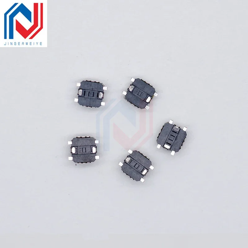 50Pcs/Lot Ts-a007 Touch Switch 3*3*1.5/1.7/2.0/2.5mm Black Button 3 X3x1.5 Four-Leg Patch PCB Panel Patch Switch
