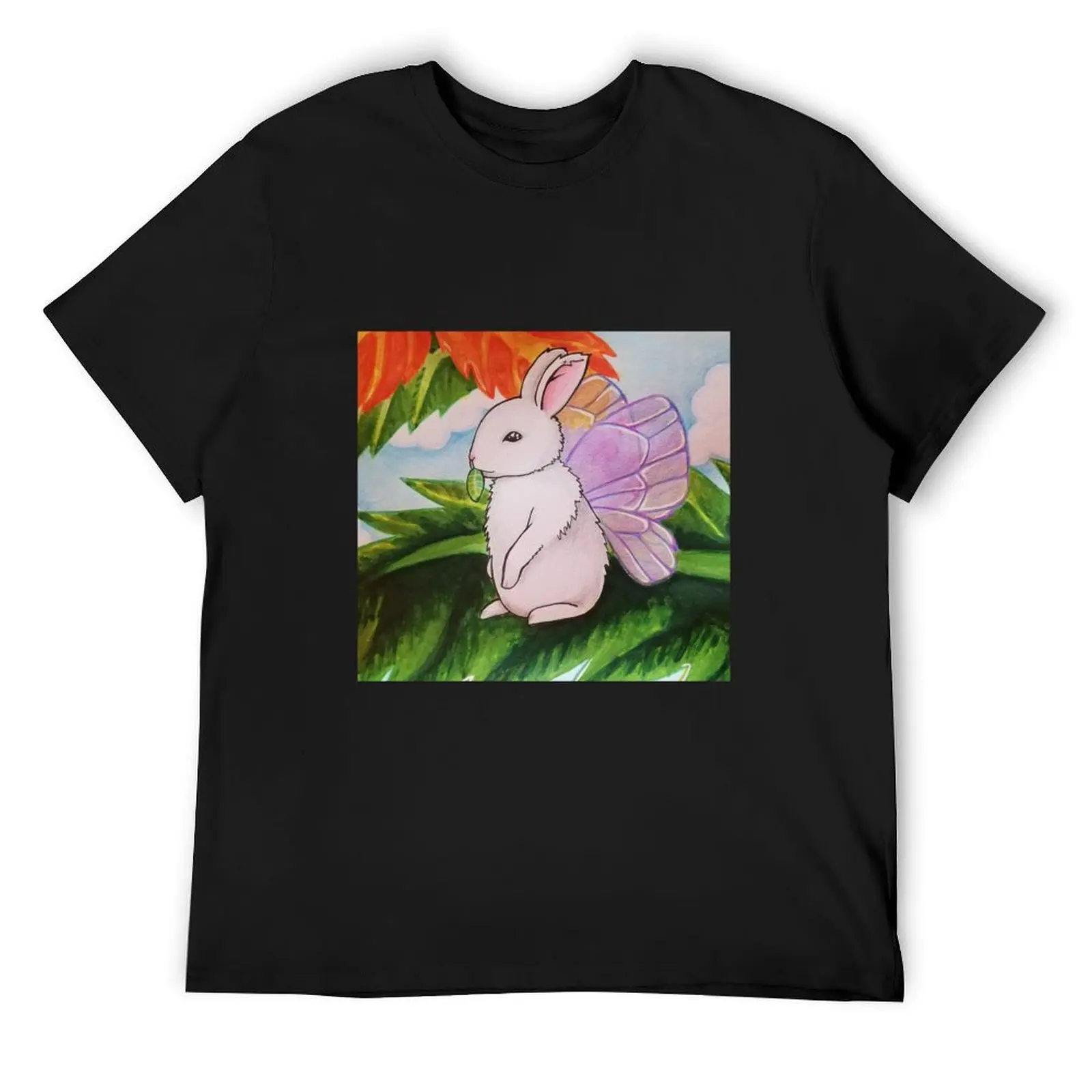 Faerie Bunny T-Shirt anime t shirts oversized t shirt shirts men