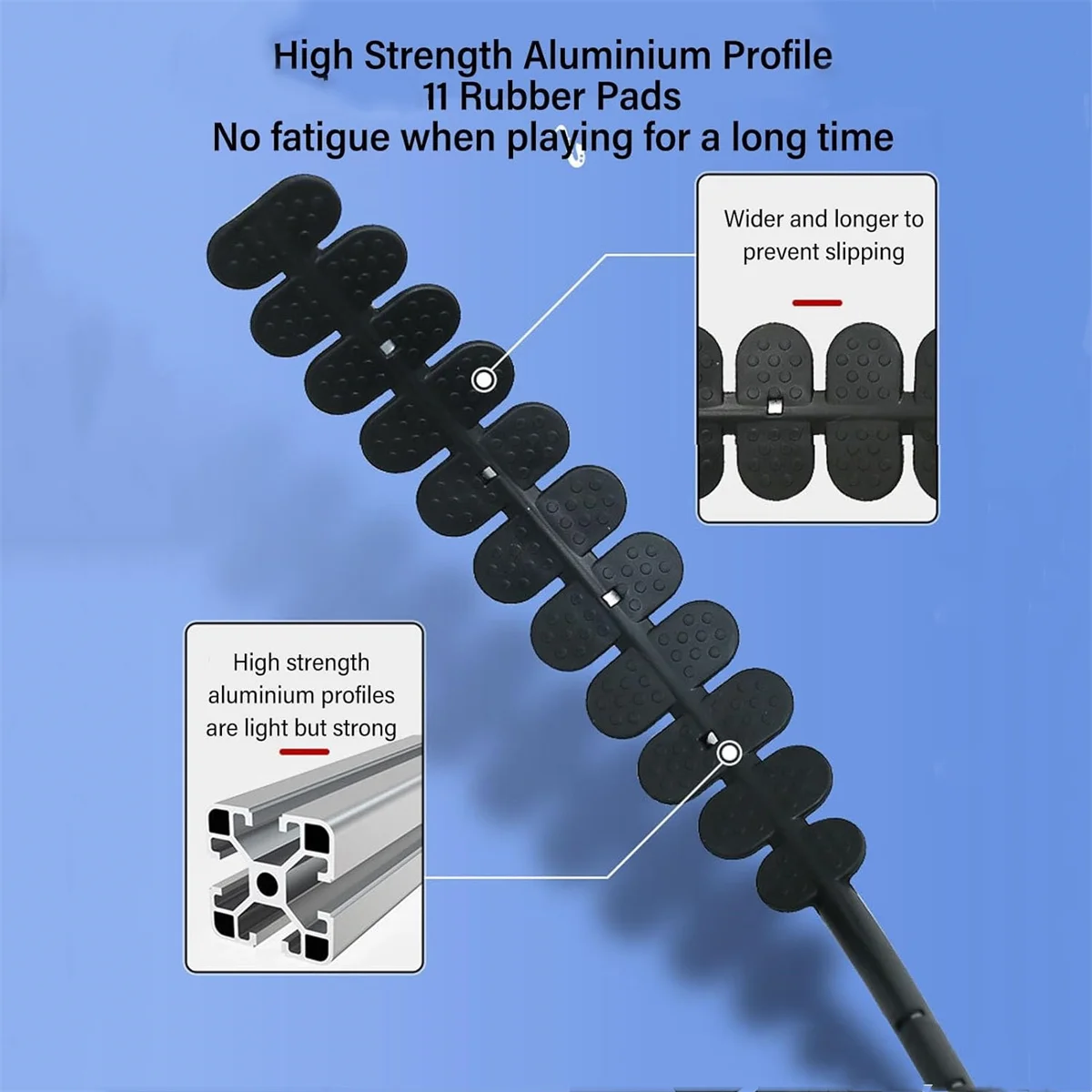 Saxophone Shoulder Straps (Alto/Soprano/Tenor Compatible): Premium Protective Lanyard | Must-Have Music Instrument Accessory