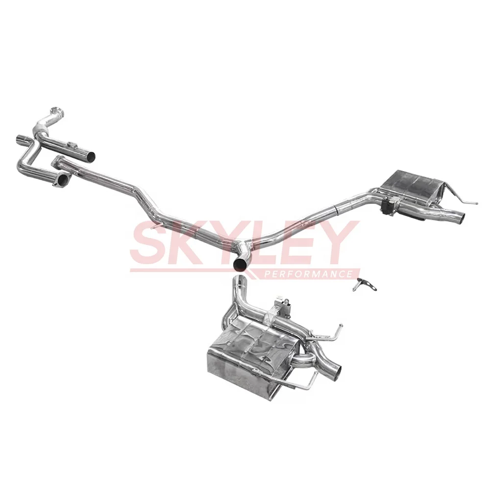 مصنع Oem Catback لمرسيدس بنز C300 C200/c250/c260 W206 W205 1.5t 2023 Ss304 ماسورة العادم مع التحكم الإلكتروني في الصمام