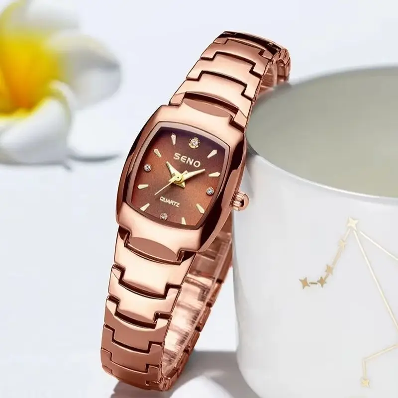 

Маленькие квадратные женские часы Montre Femme Acier, неокисляемые с бриллиантами, женские наручные часы, водонепроницаемые, новые женские часы Reloj Mujer