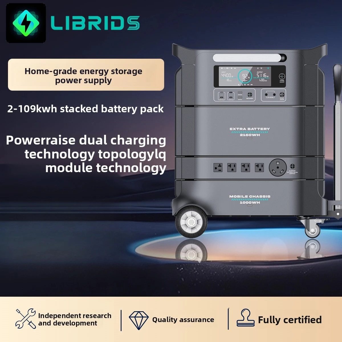 Power Outdoor - Lirui Librids Portable Mobile Power Supply