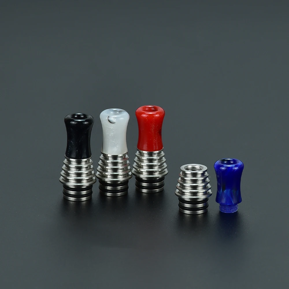 wolfcoolvape Designs 510 mtl drip tip Resin MTL drip tip vape rda rta for SXK dvarw mtl fl rta taifun gtr rta Billet / BB Mod Ki