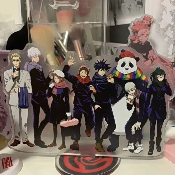 جديد أنيمي Jujutsu Kaisen Itadori Fushiguro Gojo Sukuna Nanami حامل الاكريليك نموذج زخارف مكتب جمع الهدايا