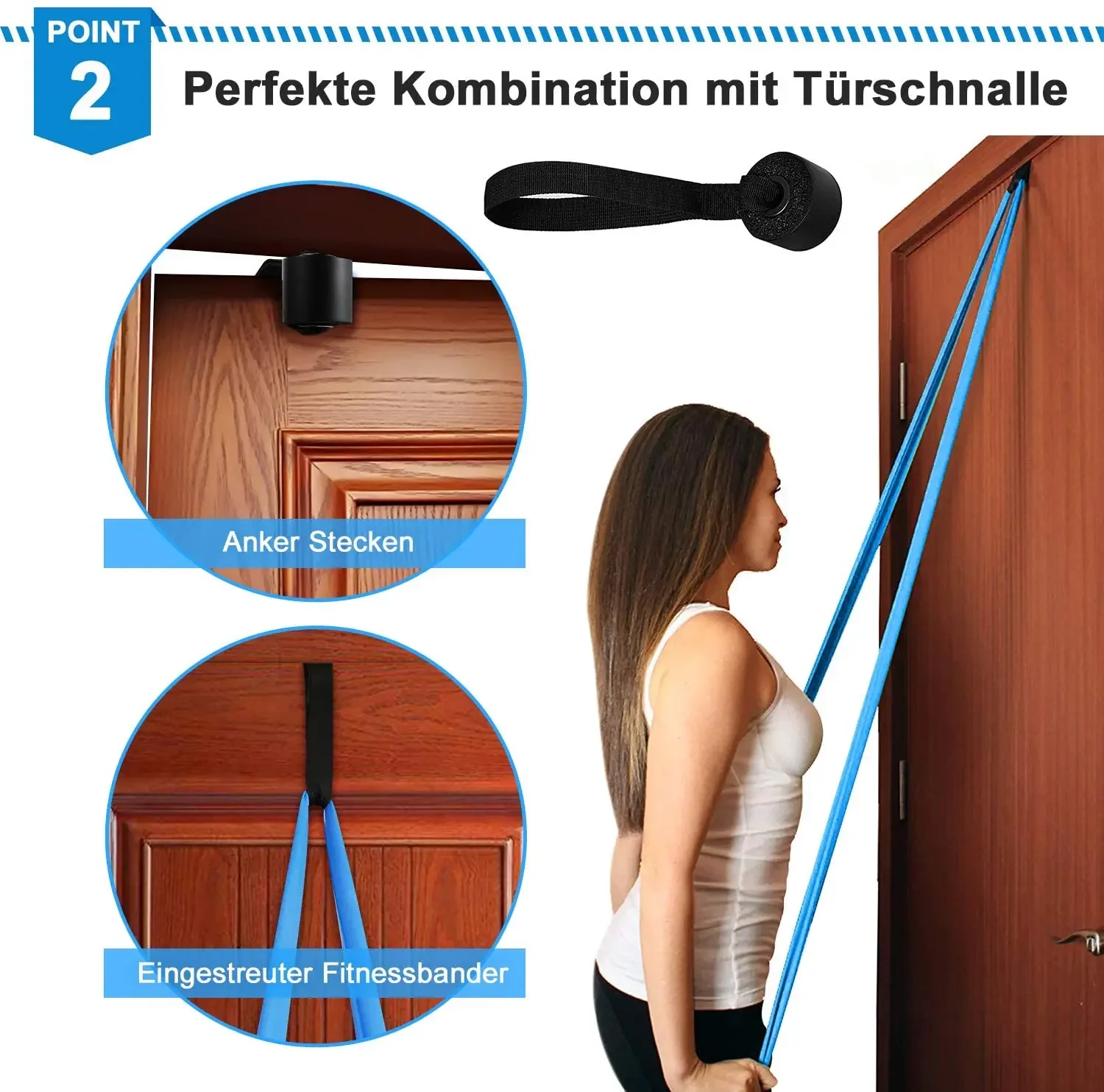 أربطة اللياقة البدنية المرنة 3 قطعة أربطة المقاومة أشرطة اللياقة البدنية المرنة اليوغا بيلاتيس كروسفيت تمتد معدات العمل العضلية #3