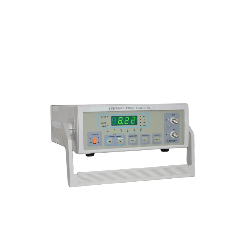 

Manual Automatic Compact 2HZ-2Mhz 300V AC Digital Millivoltmeter Multimentro Digital Voltage Detector