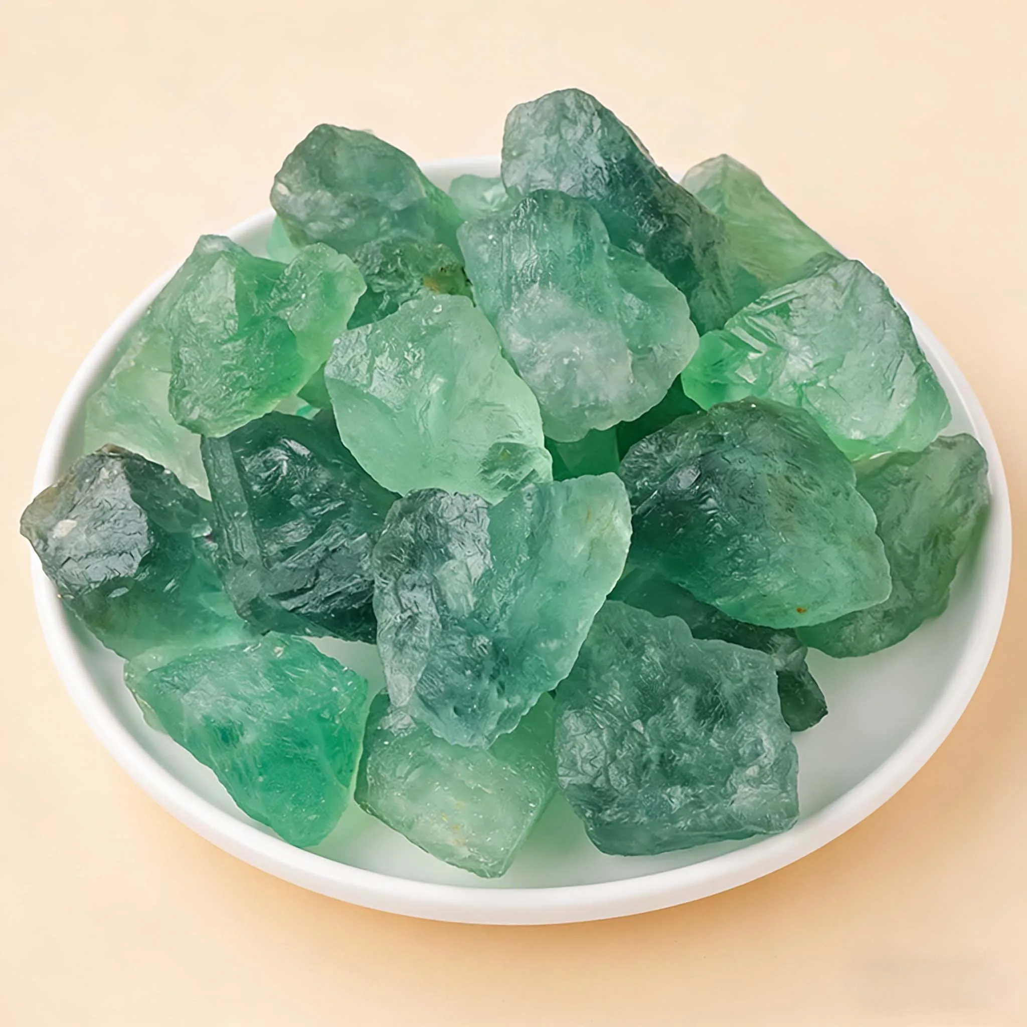 天然石クォーツ,本物のミネラルロック,緑色,不規則な形状,癒しの石,家の装飾