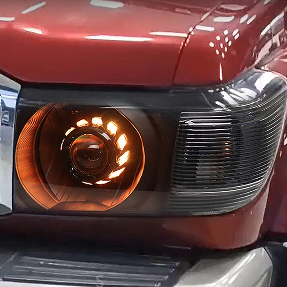 

For Toyota Land Cruiser LC71 LC76 LC78 LC79 2006-2023 Headlight Assembly Upgrade Start Effect LED Projection Lens Accessories