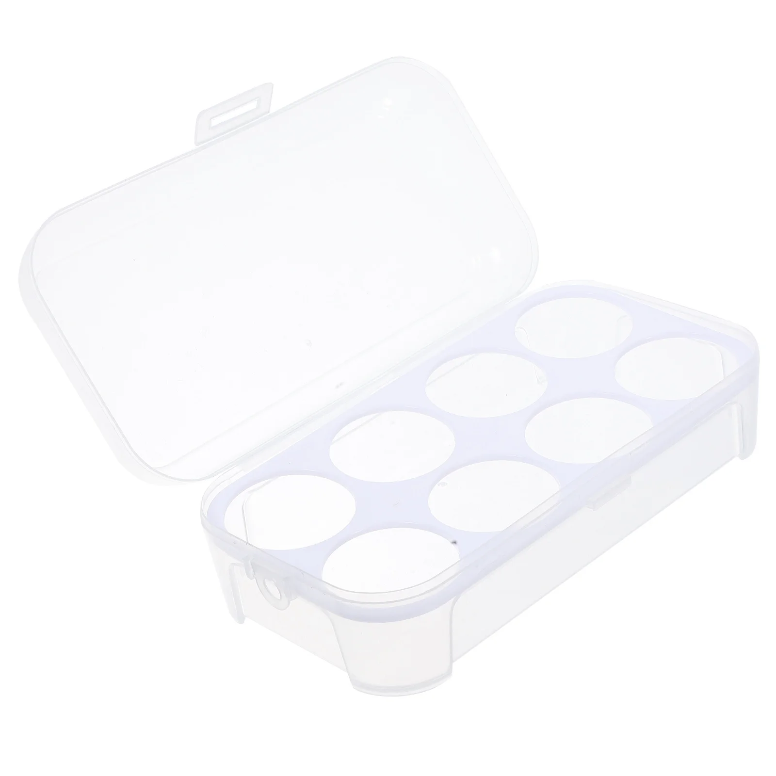 

Egg Storage Box Pp Material Space Saving Refrigerator Holder Lock Design For Kitchen Camping Picnic Egg Container