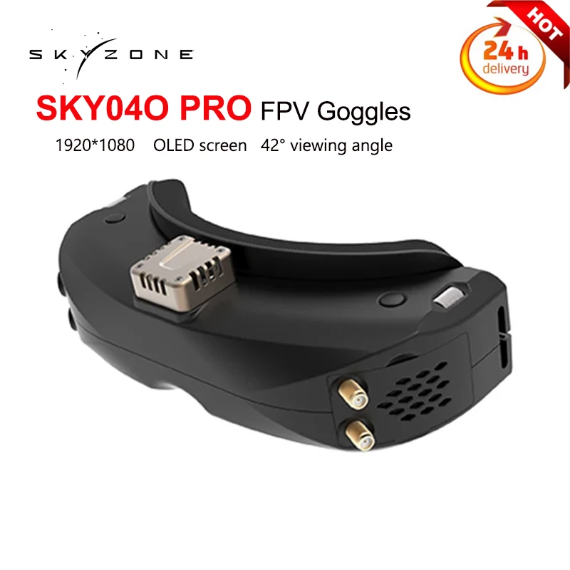 

SKYZONE 04O PRO Model Airplane Video Glasses Upgraded Version FPV Goggles 5.8GHz 48CH Steadyview Receiver 60FPS Refresh Rate