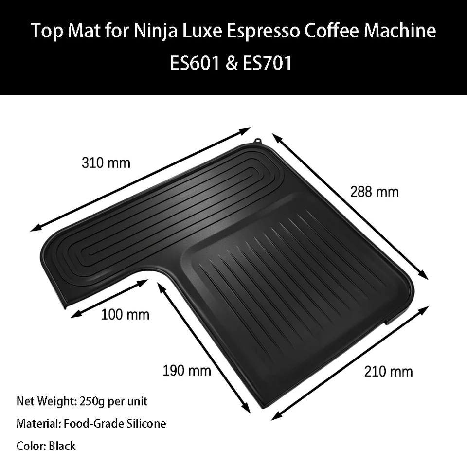 Silikonmatte Für Ninja Luxe ES601 Kaffeemaschine – Rutschfest, Wasserdicht, Hitzebeständig, Schutz Vor Kratzern, Lebensmittelecht