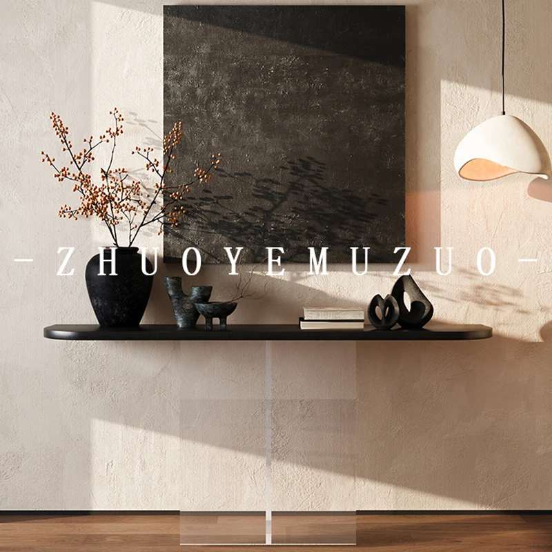 رفوف مجلة أكريليك خزائن غرفة المعيشة الفاخرة الحرفية الشمال الخشب خزائن غرفة المعيشة عرض الرف أثاث صالون فيترينا #4