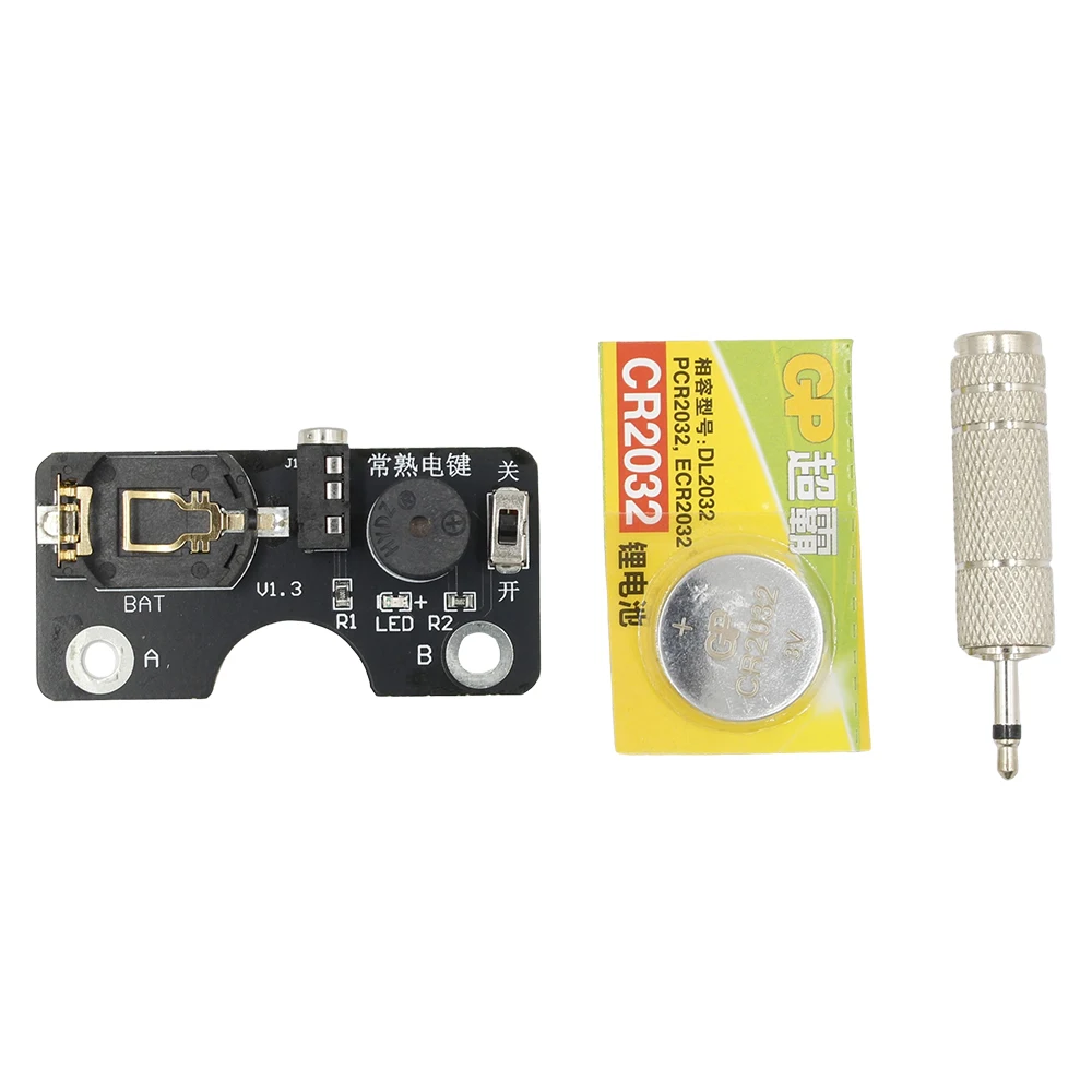 1pc Electric Key Light Sound Circuit Board AL-347 CW Trainer For Vband Keyer Connector CW Morse-Key Training Exercises