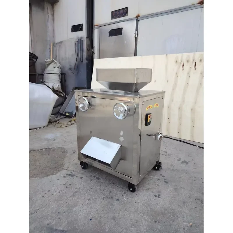 Stainless Steel Roller Continuous Mill Grinder Sesame Peanut Almond Flour Mill Oily Materials Powder Making Machine