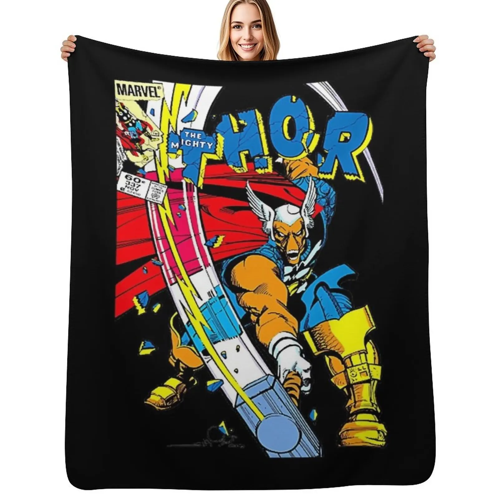 

Beta Ray Bill Throw Blanket blankets ands Luxury Brand Designers christmas decoration Blankets