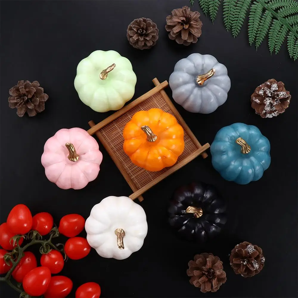 Ornament Home Decor Family Bar Party Simulation Pumpkin Model Fall Harvest Decor Artificial Pumpkin Halloween Decoration