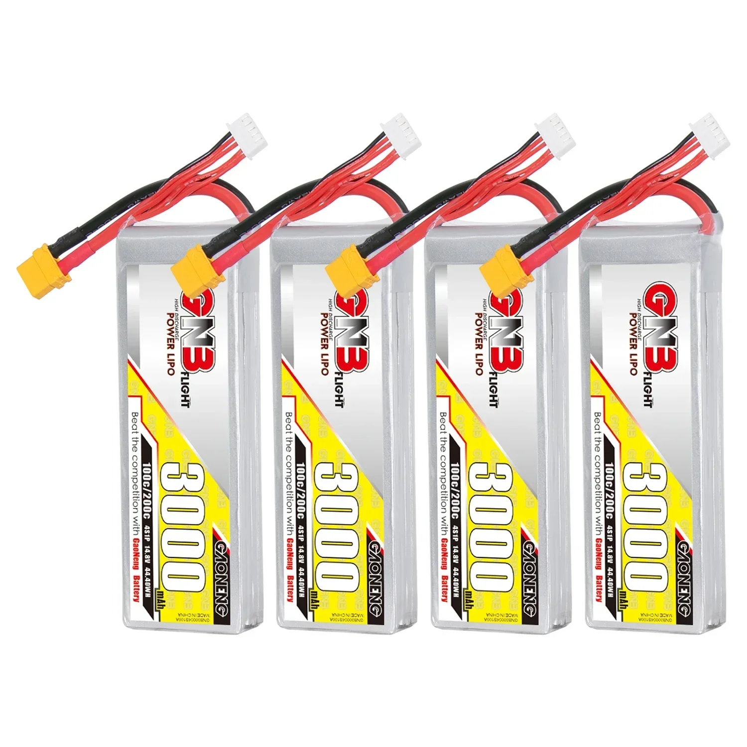 GAONENG GNB 3000mAh 4S 100C 200C 14,8V XT60 LiPo Bateria 1/10 Escala RC Hobby Modelos 300mm a 360mm 7 polegadas FPV Drone Barco RC