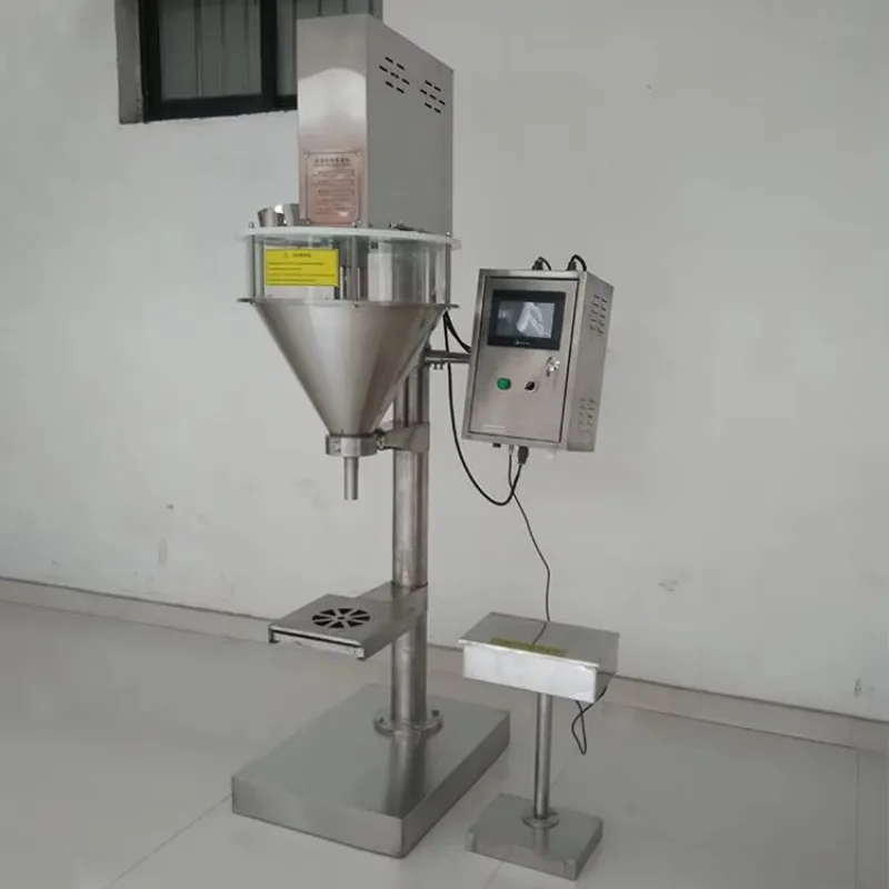5kg 25kg 50kg Automatic Compost Organic Fertilizer Bagger Filling Granular Gravel Animal Feed Weighing Packing Machine