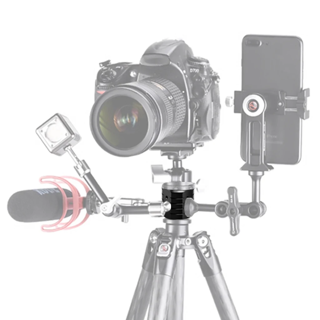 ترايبود برغي محول 3/8 "1/4" ARRI ثقب تحويل تمديد جبل ل DSLR شاشة كاميرا ملء ضوء ماجيك الذراع صور قوس