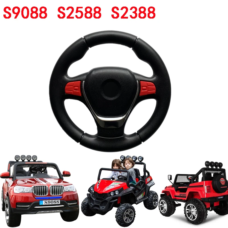 DK-F650 Ford Raptor S9088 S2588 S2388 3Pin Children\'s Electric Ride on Toys Car Steering Wheel Replacement Parts Accessories