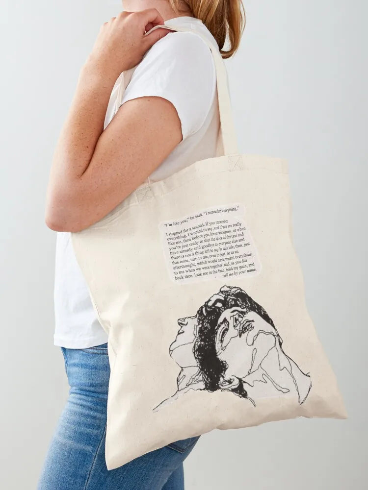 CALL ME BY YOUR NAME Tote Bag reusable shopping bags canvas shopping bag Canvas Tote Bag