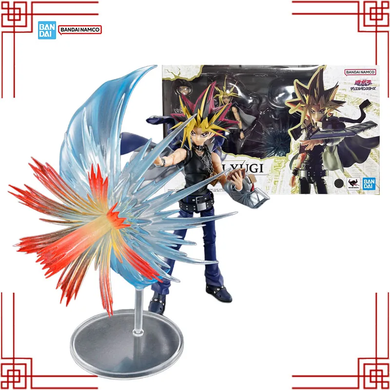 

Bandai S.H.Figuarts Yu-Gi-Oh! Комплект моделей, натуральная коллекция аниме-фигурок SHF Yami Yugi, готовая модель для мальчиков, рождественские подарки
