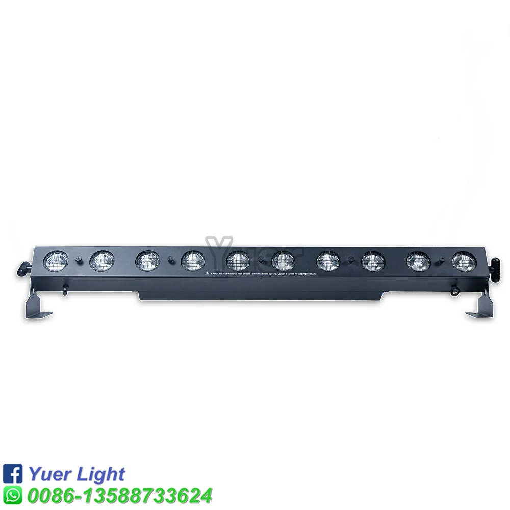 4PCS Halogen Bar Light COB 10x35W Strobe Flashing Effect Beam Wash DMX RDM Control Dj Disco Background Show Party Stage Lighting