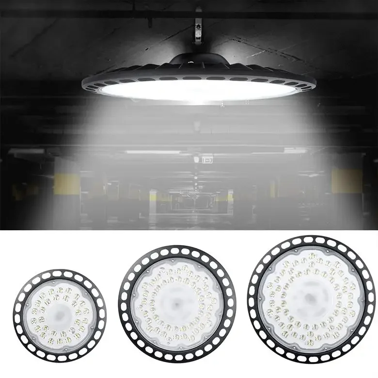 

200W 300W 500W 6500K LED High Bay Light High Brightness Industrial Lighting Workshop Warehouse Garage LED Lamp AC180-260V