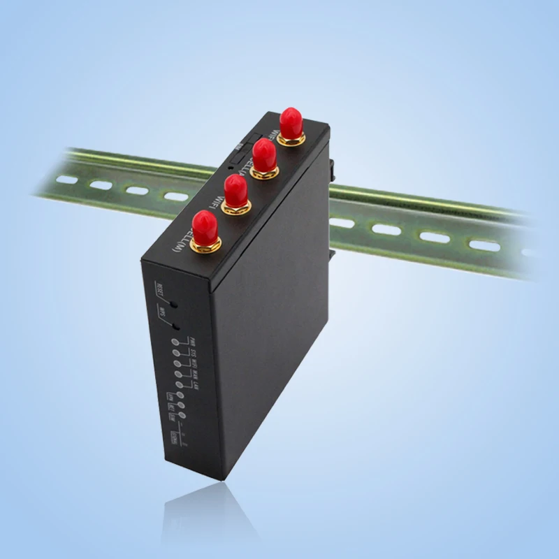 وحدة اتصالات Modbus لخادم الجهاز التسلسلي المثبتة لعام 2025 Rs485 إلى TCP IP UDP HTTP IOT Gateway 4G جهاز توجيه صناعي #5