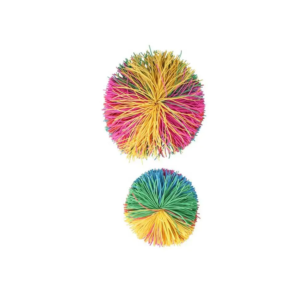 Antistress colorato 6cm/9cm palla elastica per bambini palline antistress rimbalzanti scimmia palline appiccicose arcobaleno Fidget Sensory Ball