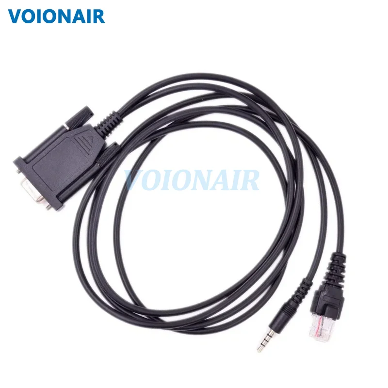 VOIONAIR Programming Cable for Vertex Yaesu VX2200 VX2508 VX160 VX180 VX5R 2in1 Ham Radio Serial Port Program Data Line