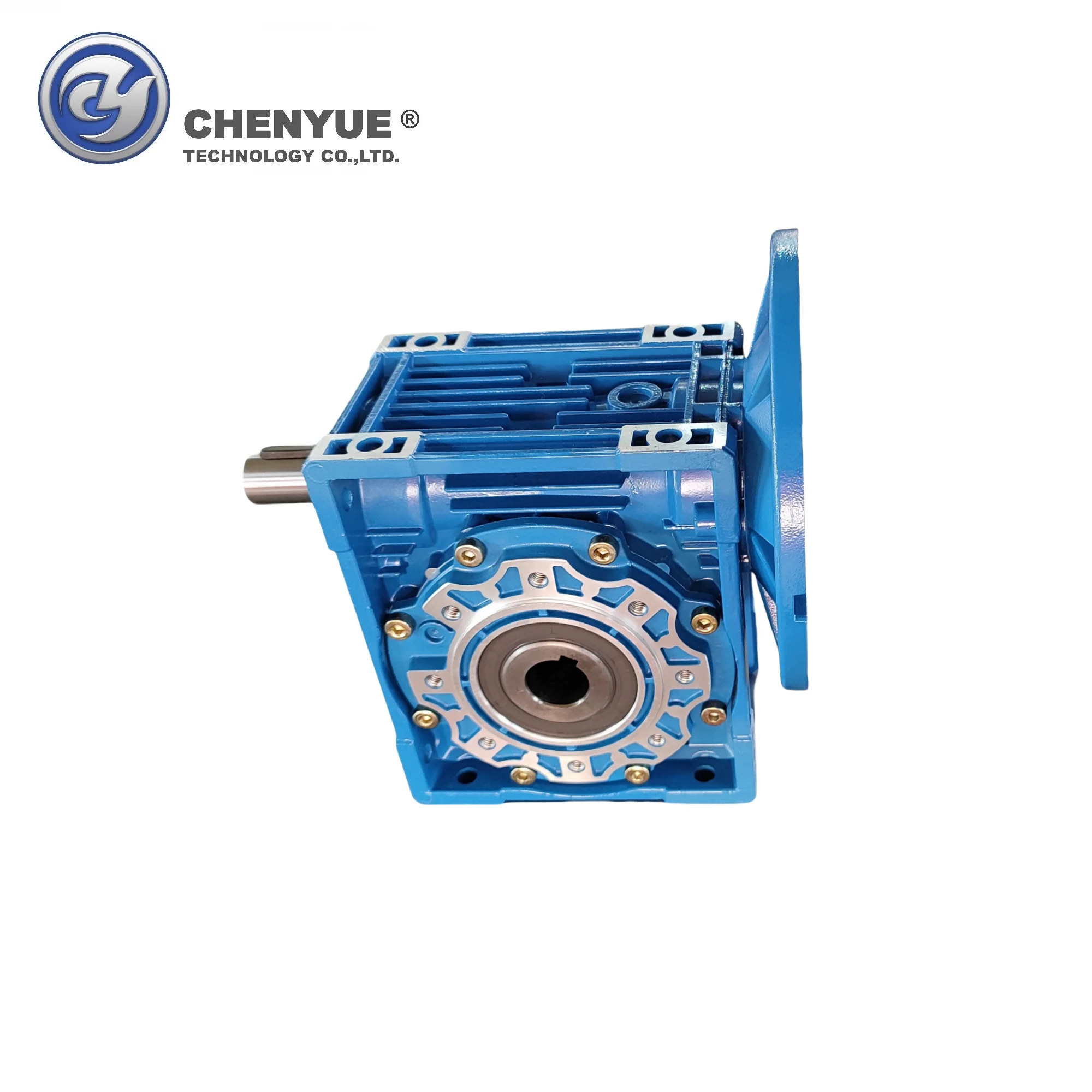 

CHENYUE High Torque Worm Gearbox Speed Reducer NMRV75-VS Input 19/22/14/24/28mm Ratio 5:1/100:1 Tin bronze Worm gear