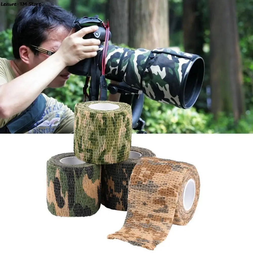 Hochwertiges Camo Outdoor Jagd Schieß werkzeug Tarnung Stealth Tape wasserdichte Wickel 5cm x 4,5 m